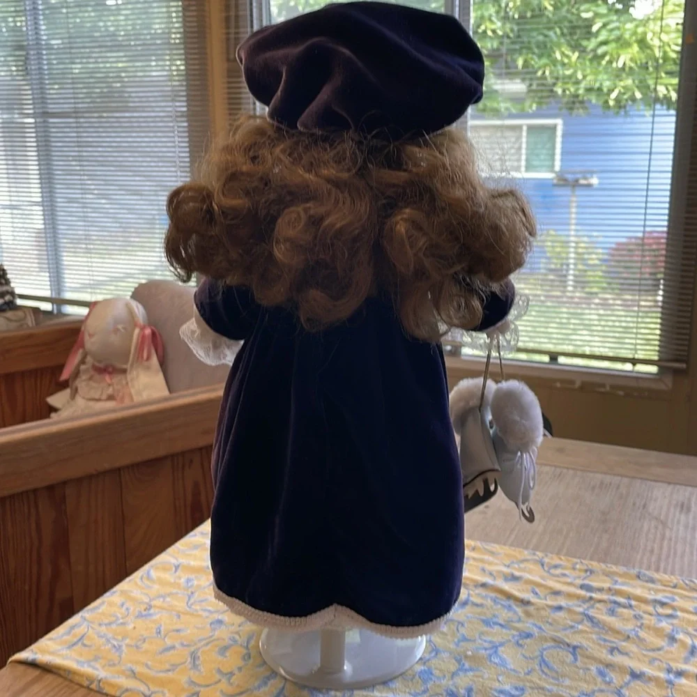 Avon Special Memories Skater with Ice Skates Doll Preloved